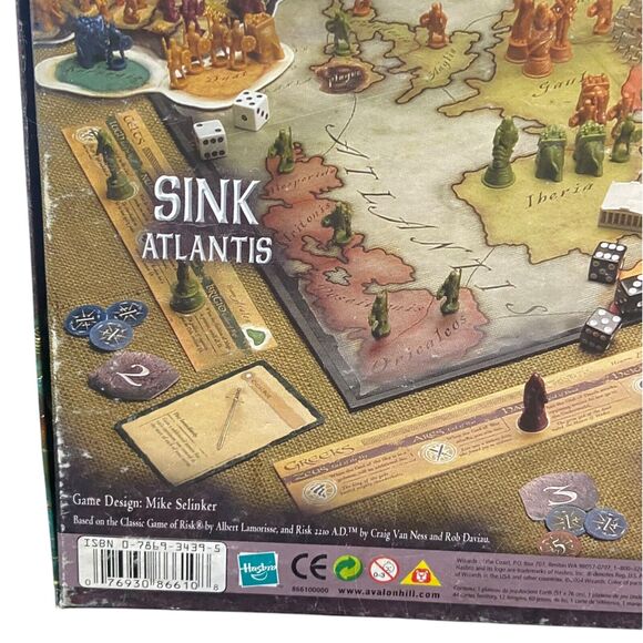 RISK GODSTORM Skill Board Game 2004 Hasbro Avalon Hill 105%COMPLETE! +17 TOKENS - Picture 7 of 15